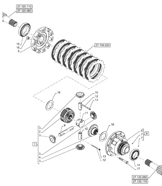 87490100 - дифференциал